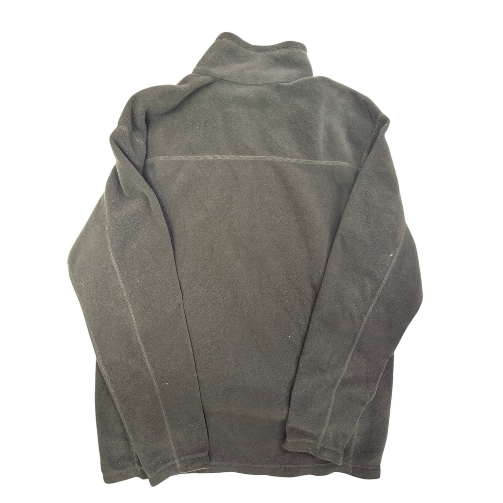 Patagonia Men's Micro D Fleece Pullover Black Size L 1/4 Zip - Picture 2 of 5